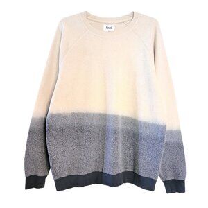 Feat Fleece Dip Dye Crewneck Pullover Sweatshirt